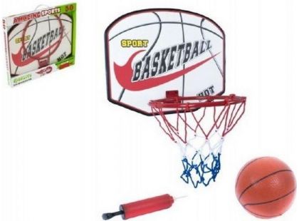 Teddies Basketbalový koš s míčem a pumpičkou