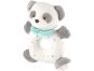 Teddies Chrastítko medvěd panda plyš 14 x 17 cm 2