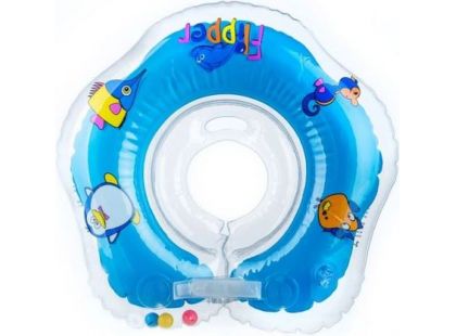 Teddies Flipper Plavací nákrčník modrý Teddies Flipper Plavací nákrčník modrý