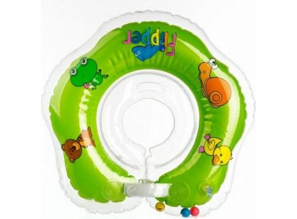 Teddies Flipper Plavací nákrčník zelený Teddies Flipper Plavací nákrčník zelený