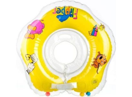 Teddies Flipper Plavací nákrčník žlutý Teddies Flipper Plavací nákrčník žlutý