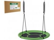 Teddies Houpací kruh zelený 80 cm s látkovým výpletem 110014