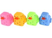 Teddies Kačenka pixel do vany guma 8x10cm 4 barvy 24ks v boxu