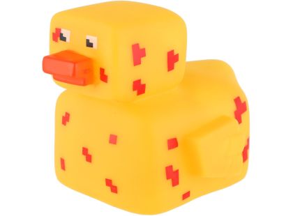 Teddies Kačenka pixel do vany guma 8x10cm 4 barvy 24ks v boxu