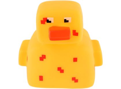 Teddies Kačenka pixel do vany guma 8x10cm 4 barvy 24ks v boxu