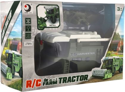 Teddies Kombajn na kukuřici RC  22cm 27MHz