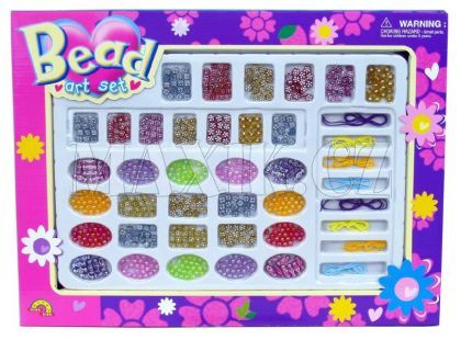 Teddies Korálky třpitivé v krabici
