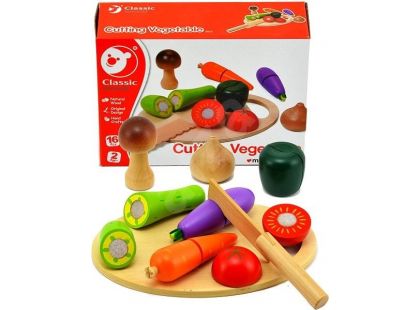 Teddies Krájecí ovoce a zelenina - dřevo Teddies Krájecí ovoce a zelenina - dřevo