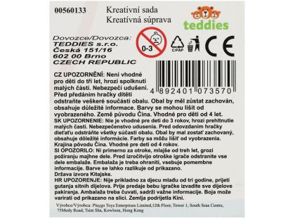 Teddies Kreslící kreativní sada 33ks v krabici 44x30x5,5cm