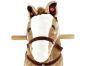 Teddies Kůň houpací světle hnědý plyš 71cm 3