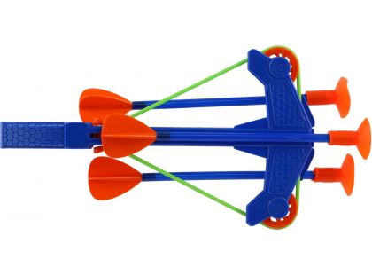 Teddies Kuše mini 24cm se šípy na přísavky 3ks