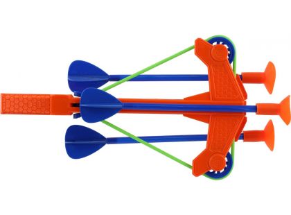 Teddies Kuše mini 24cm se šípy na přísavky 3ks