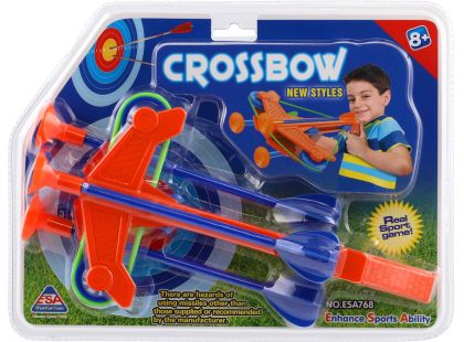 Teddies Kuše mini 24cm se šípy na přísavky 3ks