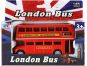 Teddies Londýnský patrový autobus červený 5