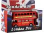 Teddies Londýnský patrový autobus červený 6