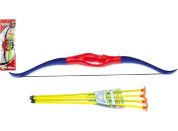 Teddies Luk a 4 šípy s přísavkami plast 57 cm - Poškozený obal