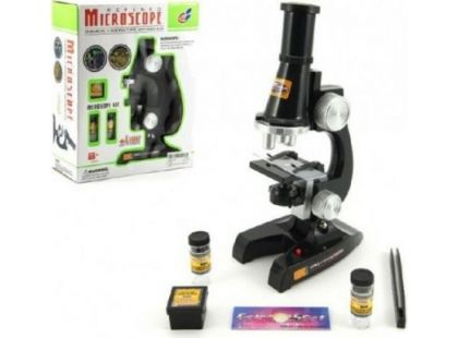 Teddies Mikroskop s doplňky na baterie 21cm