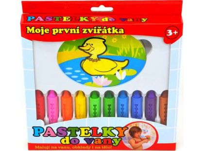 Teddies Moje první zvířátka Pastelky do vany Teddies Moje první zvířátka Pastelky do vany