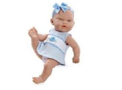 Teddies Panenka miminko vonící 26cm - Modré šaty