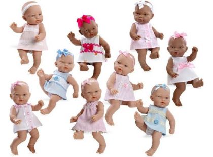 Teddies Panenka miminko vonící 26cm - Růžové šaty Teddies Panenka miminko vonící 26cm - Růžové šaty