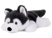 Teddies Pes husky ležící plyš 30cm 0m+