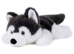 Teddies Pes husky ležící plyš 30cm 0m+