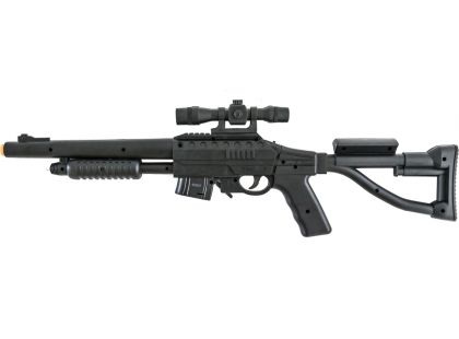 Teddies Pistole laserová 53cm s terčem