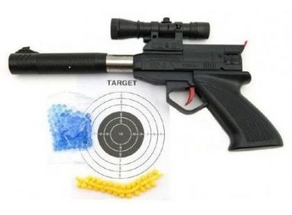 Teddies Pistole plastová na měkké a vodní kuličky o průměru 6mm