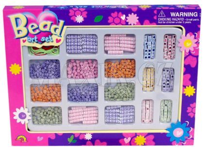 Teddies Plastové korálky