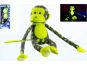 Teddies Plyšová opice svítící ve tmě šedo žlutá 33 cm 4