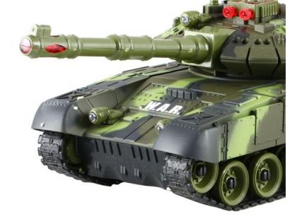 Teddies RC Tank - Zelený 27MHz