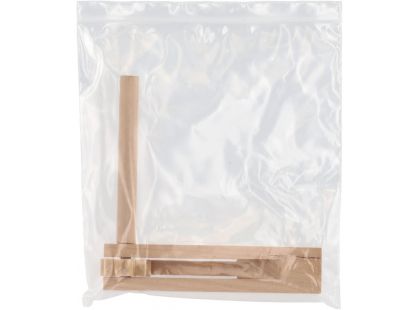 Teddies Řehtačka dřevo 13x13cm v sáčku