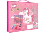 Teddies Sada na malování - Art box kreativní sada s jednorožcem 160ks v plastovém kufříku 34x27x3,5cm