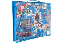 Teddies Sada na malování - Art box kreativní sada vesmír 178ks v plastovém kufříku 34x27x3,5cm