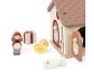 Teddies Skládanka vkládačka dům dřevo 11ks 16x15x14cm 18m+ 3