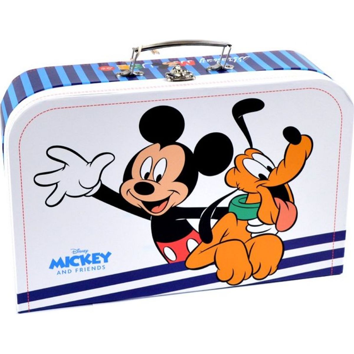 Teddies Školní papírový kufřík Disney Mickey a přátelé
