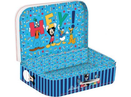 Teddies Školní papírový kufřík Disney Mickey a přátelé
