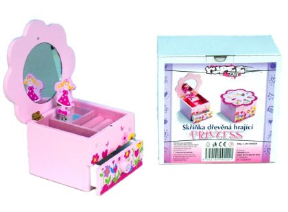 Teddies Skříňka květina hrající - Princess Teddies Skříňka květina hrající - Princess