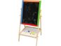 Teddies Tabule oboustranná magnetická dřevo černá-bílá 35x43cm s doplňky v krabici 44x63cm 3