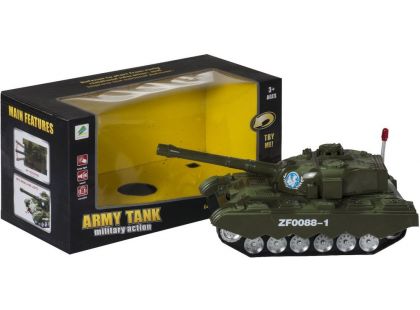 Teddies Tank narážecí 25 cm se zvukem a světlem
