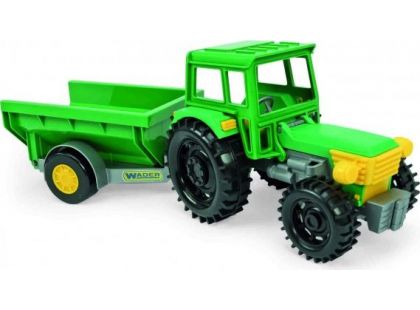 Teddies Traktor s vlečkou 38 cm