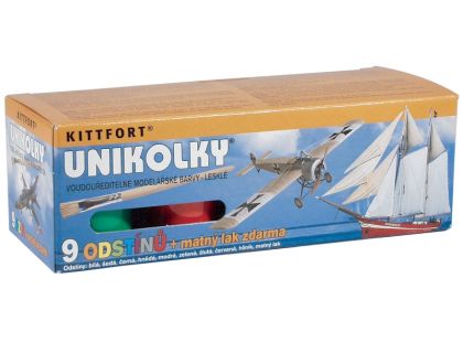 Teddies Unikolky - 9 barev s lakem