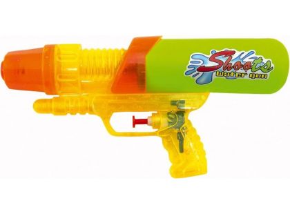 Teddies Vodní pistole plast 24 cm žluto-oranžová