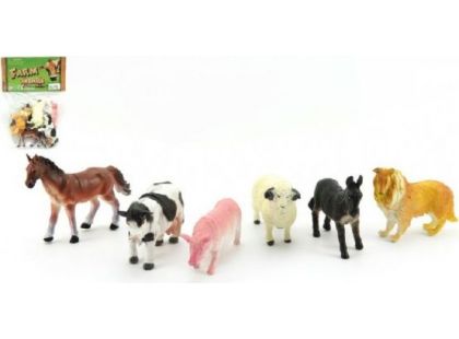 Teddies Zvířátka z farmy 6ks