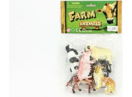 Teddies Zvířátka z farmy 6ks