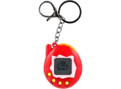 Teddies Zvířátko elektronické přívěsek plast 5x6cm na bat. 4 barvy se zvukem na kartě 12ks v boxu