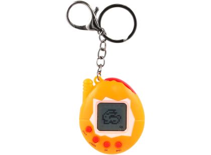 Teddies Zvířátko elektronické přívěsek plast 5x6cm na bat. 4 barvy se zvukem na kartě 12ks v boxu