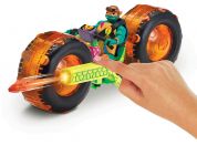 Teenage Mutant Ninja Turtles motorka s figurkou Michelangelo