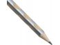 Tenká ergonomická grafitová tužka pro leváky STABILO EASYgraph S Metallic Edition stříbrná 2 ks HB 2