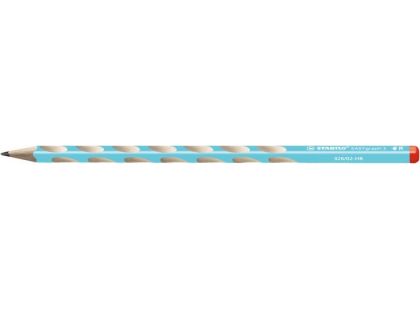 Tenká ergonomická grafitová tužka pro praváky STABILO EASYgraph S modrá 2 ks HB